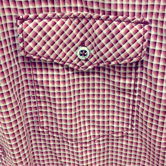 Tommy Bahama Jeans Shirt Island Crafted Button Front Mens Large Long Sleeve Red - Picture 6 of 16